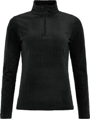 PRTGAIL 1/4 ZIP Top true black