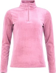 PRTGAIL 1/4 ZIP Top vintage pink