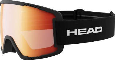CONTEX Schneebrille black/fmr yellow/red