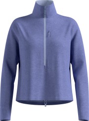 GRID WOMEN Zip Fleece blue heron melange