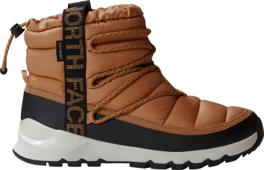 The north face WOMEN THERMOBALL LACE UP WP Shoe almond butter tnf black Warehouse One
