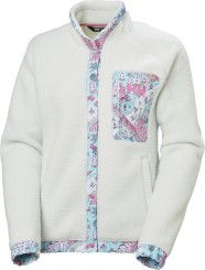WOMEN IMPERIAL PILE SNAP Fleece seafoam oslo aop