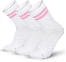 SPORTS MID CUT 3er Pack Socken white/pink