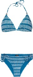 PRTDADA TRIANGLE Bikini surfing blue