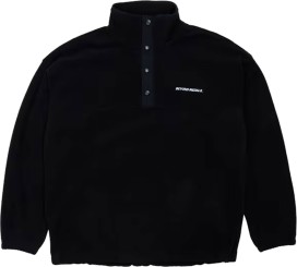 HALF SNAP Fleece black