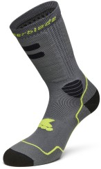 HIGH PERFORMANCE Socken anthracite/lime
