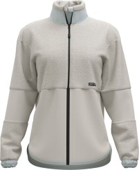 FLEECE TEDDY WOMEN Jacke white tea