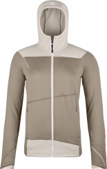 FLEECE LIGHT WOMEN Hoodie grey sand