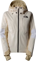 WOMEN LENADO Jacket white dune/gravel/khaki