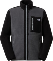 YUMIORI Zip Fleece anthracite grey/tnf black/monument grey