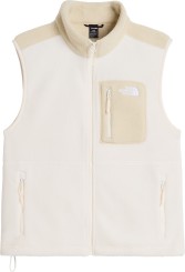 WOMEN YUMIORI Fleece Weste white dune/desert stone