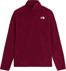 WOMEN GLACIER 1/4 Zip Fleece burgundy crush