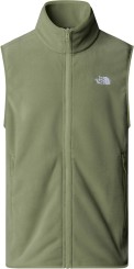 GLACIER Fleece Weste bark mist