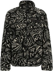 INSANEIA Fleece Jacket black white