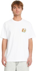 CURIOUS CAT T-Shirt white