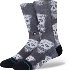 PIZZA FACE Socken white/black