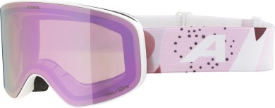 FERNIE Q-LITE Goggle white matt/rose mirror