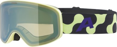 FERNIE Q-LITE Schneebrille sunny/lime matt/green mirror