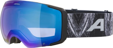 FALERA MAG Q Schneebrille black/glacier matt/blue mirror