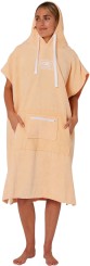 LADIES HOODED Poncho peach