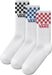 CLASSIC CHECK CREW ROX 3-Pack Socks white