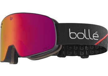 NEVADA Schneebrille race black matte/volt ruby