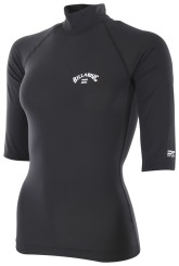 TROPIC SURF SS Lycra black pebble