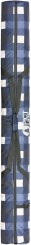 SKI Skibag bluplaid print