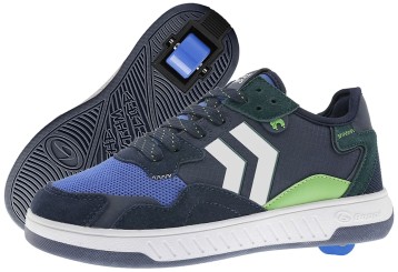 2191820 Shoe with wheels navy/blue