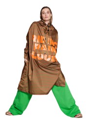 BRETON GREEN Regenponcho