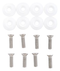 M6 22mm Finnen Schrauben + Unterlegscheiben 8er Set
