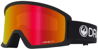DX3 L Schneebrille black/lumalens red ion