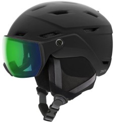 SURVEY Helm matte black/chromapop everyday green mirror