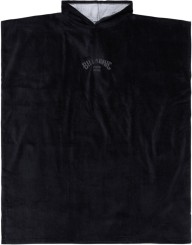 HOODED TOWEL Poncho black