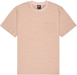 LOPAZ STRIPED POCKET T-Shirt rose water lopaz stripes