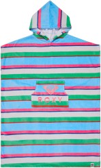 STAY MAGICAL PRINTED Poncho cloud dancer classic stripe