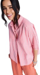 BEACHY NOSTALGIA STRIPE Shirt hibiscus sunrise stripe