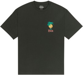 FROND MURAL T-Shirt pirate black