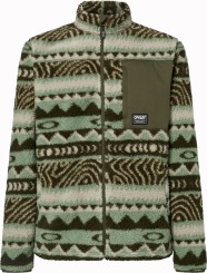 MOUNTAIN FIRE SHERPA LTD Zip Fleece green norway pattern