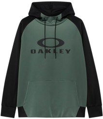 BARK DWR FLEECE LTD Hoodie pitch black/aviator green