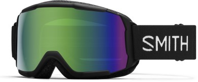 GROM Schneebrille black/green sol-x mirror