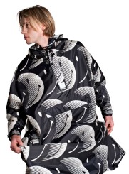 HALF MOON SMILEY Regenponcho