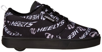 PRO 20 PRINTS Schuh black/white/grey swirl logo