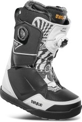 LASHED DOUBLE BOA W Boot melanchon black/white
