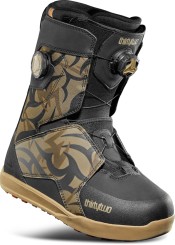 LASHED DOUBLE BOA Boot corduroy black/print