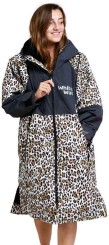 HARD-SHELL ROBE leopard print/black