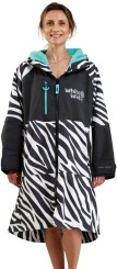 HARD-SHELL ROBE zebra print/blue