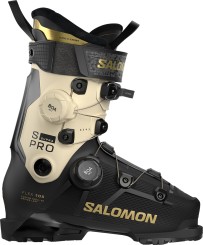 S/PRO SUPRA DUAL BOA 105W Ski Schuh black/birch/gold metallic