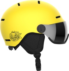 ORKA VISOR Helm vibrant yellow/silver