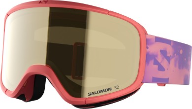 LUMI ACCESS Schneebrille sun kissed coral/gold